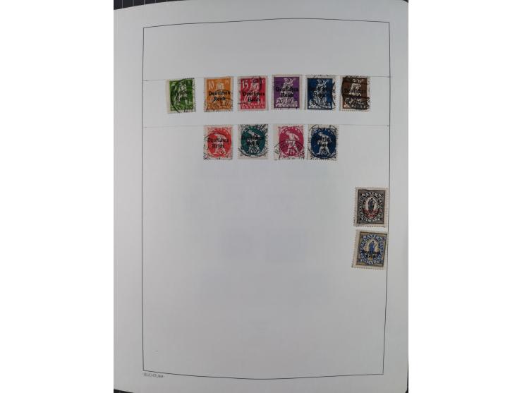 1872/1946, ungebrauchte/postfrische und gestempelte Sammlung ab Deutsches Reich mit besseren, ab 1933 viele postfrische Ausga
