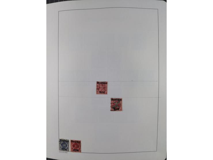 1872/1946, ungebrauchte/postfrische und gestempelte Sammlung ab Deutsches Reich mit besseren, ab 1933 viele postfrische Ausga