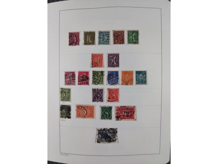 1872/1946, ungebrauchte/postfrische und gestempelte Sammlung ab Deutsches Reich mit besseren, ab 1933 viele postfrische Ausga