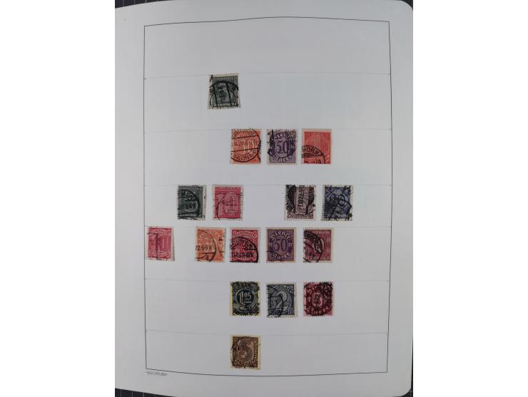 1872/1946, ungebrauchte/postfrische und gestempelte Sammlung ab Deutsches Reich mit besseren, ab 1933 viele postfrische Ausga