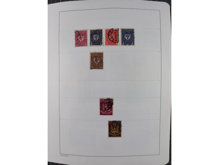 1872/1946, ungebrauchte/postfrische und gestempelte Sammlung ab Deutsches Reich mit besseren, ab 1933 viele postfrische Ausga
