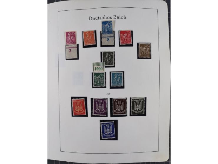 1872/1946, ungebrauchte/postfrische und gestempelte Sammlung ab Deutsches Reich mit besseren, ab 1933 viele postfrische Ausga