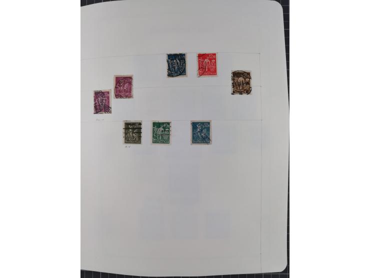 1872/1946, ungebrauchte/postfrische und gestempelte Sammlung ab Deutsches Reich mit besseren, ab 1933 viele postfrische Ausga