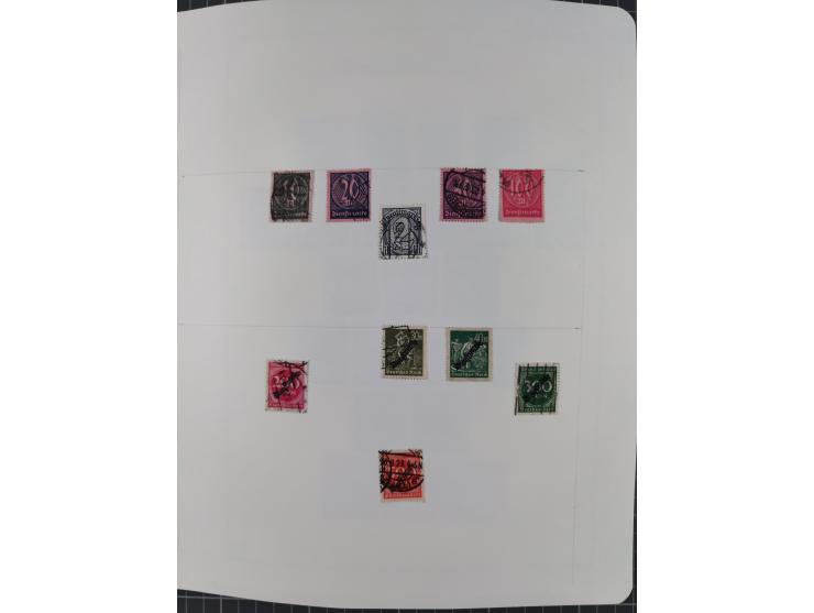 1872/1946, ungebrauchte/postfrische und gestempelte Sammlung ab Deutsches Reich mit besseren, ab 1933 viele postfrische Ausga