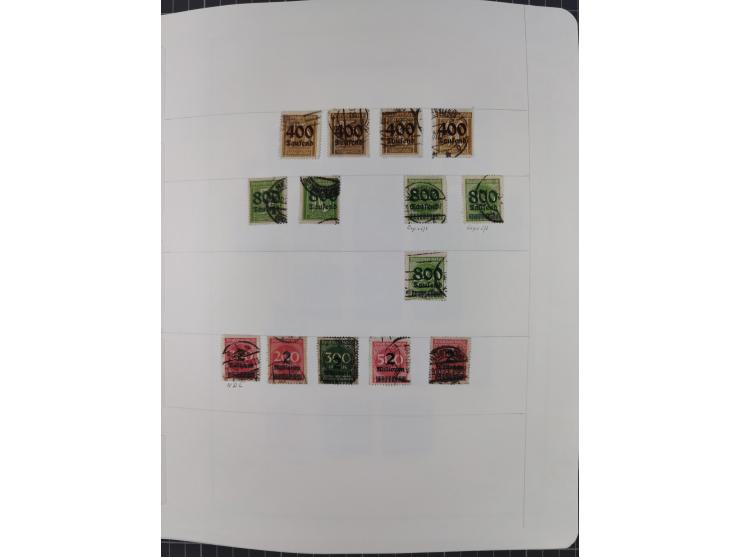 1872/1946, ungebrauchte/postfrische und gestempelte Sammlung ab Deutsches Reich mit besseren, ab 1933 viele postfrische Ausga