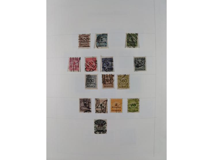 1872/1946, ungebrauchte/postfrische und gestempelte Sammlung ab Deutsches Reich mit besseren, ab 1933 viele postfrische Ausga