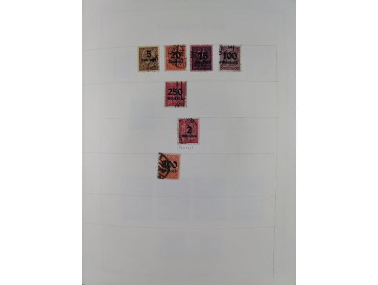 1872/1946, ungebrauchte/postfrische und gestempelte Sammlung ab Deutsches Reich mit besseren, ab 1933 viele postfrische Ausga