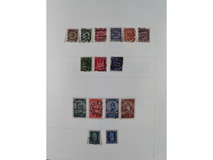 1872/1946, ungebrauchte/postfrische und gestempelte Sammlung ab Deutsches Reich mit besseren, ab 1933 viele postfrische Ausga