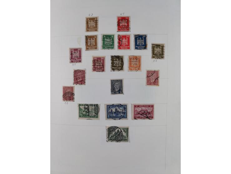 1872/1946, ungebrauchte/postfrische und gestempelte Sammlung ab Deutsches Reich mit besseren, ab 1933 viele postfrische Ausga