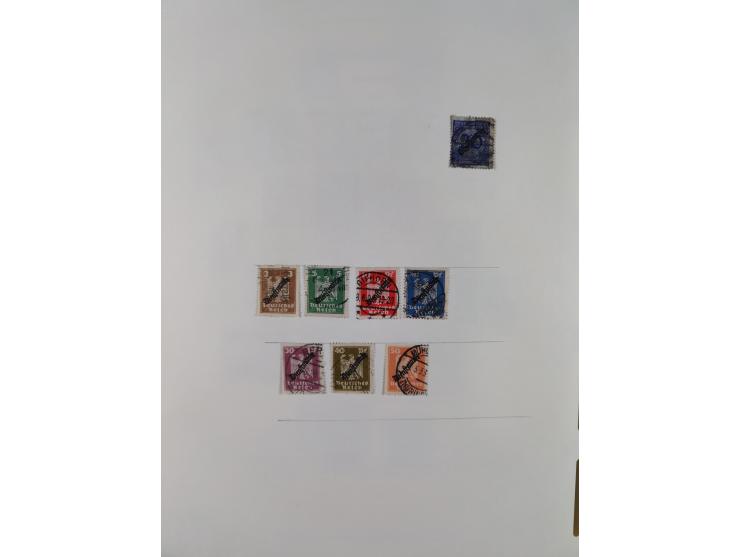 1872/1946, ungebrauchte/postfrische und gestempelte Sammlung ab Deutsches Reich mit besseren, ab 1933 viele postfrische Ausga