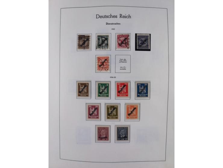 1872/1946, ungebrauchte/postfrische und gestempelte Sammlung ab Deutsches Reich mit besseren, ab 1933 viele postfrische Ausga