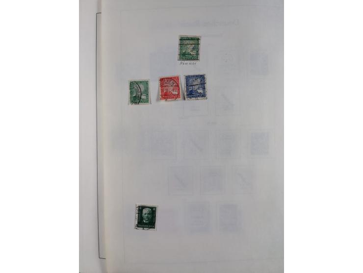 1872/1946, ungebrauchte/postfrische und gestempelte Sammlung ab Deutsches Reich mit besseren, ab 1933 viele postfrische Ausga
