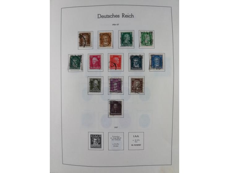 1872/1946, ungebrauchte/postfrische und gestempelte Sammlung ab Deutsches Reich mit besseren, ab 1933 viele postfrische Ausga
