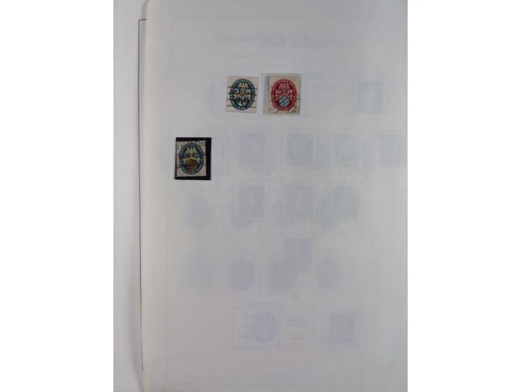 1872/1946, ungebrauchte/postfrische und gestempelte Sammlung ab Deutsches Reich mit besseren, ab 1933 viele postfrische Ausga