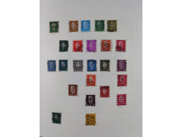 1872/1946, ungebrauchte/postfrische und gestempelte Sammlung ab Deutsches Reich mit besseren, ab 1933 viele postfrische Ausga