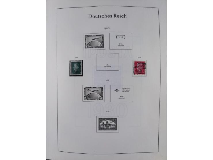 1872/1946, ungebrauchte/postfrische und gestempelte Sammlung ab Deutsches Reich mit besseren, ab 1933 viele postfrische Ausga