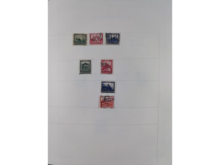 1872/1946, ungebrauchte/postfrische und gestempelte Sammlung ab Deutsches Reich mit besseren, ab 1933 viele postfrische Ausga