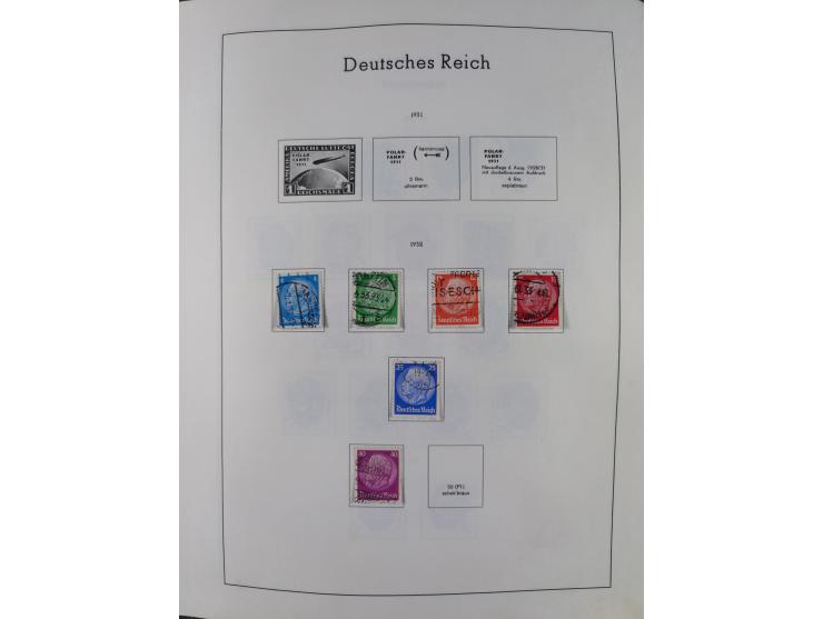 1872/1946, ungebrauchte/postfrische und gestempelte Sammlung ab Deutsches Reich mit besseren, ab 1933 viele postfrische Ausga