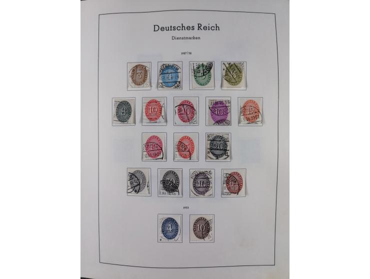 1872/1946, ungebrauchte/postfrische und gestempelte Sammlung ab Deutsches Reich mit besseren, ab 1933 viele postfrische Ausga