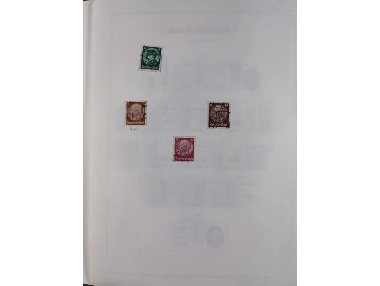 1872/1946, ungebrauchte/postfrische und gestempelte Sammlung ab Deutsches Reich mit besseren, ab 1933 viele postfrische Ausga