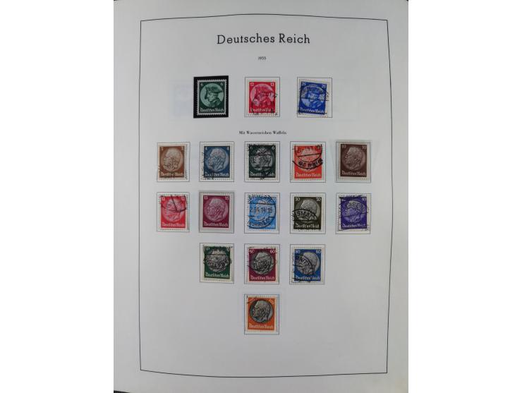 1872/1946, ungebrauchte/postfrische und gestempelte Sammlung ab Deutsches Reich mit besseren, ab 1933 viele postfrische Ausga