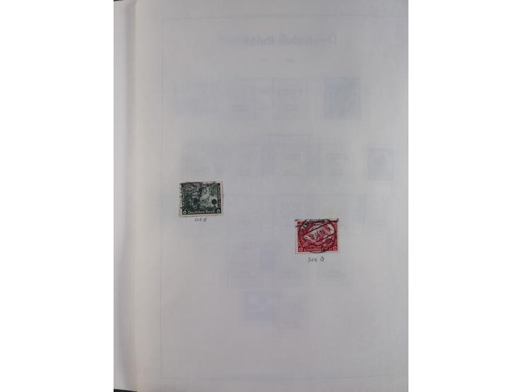 1872/1946, ungebrauchte/postfrische und gestempelte Sammlung ab Deutsches Reich mit besseren, ab 1933 viele postfrische Ausga