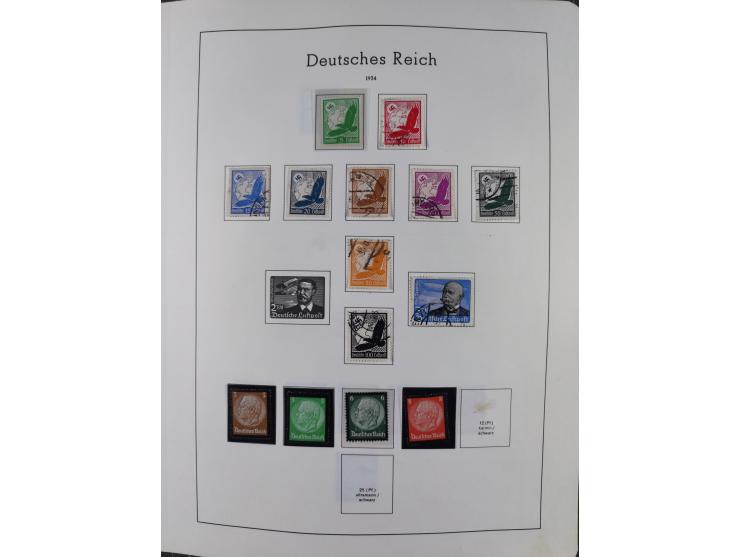1872/1946, ungebrauchte/postfrische und gestempelte Sammlung ab Deutsches Reich mit besseren, ab 1933 viele postfrische Ausga