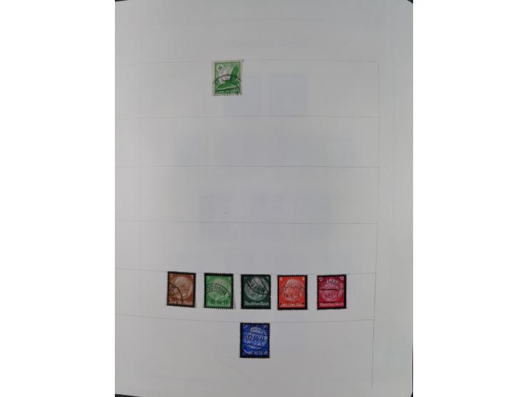 1872/1946, ungebrauchte/postfrische und gestempelte Sammlung ab Deutsches Reich mit besseren, ab 1933 viele postfrische Ausga