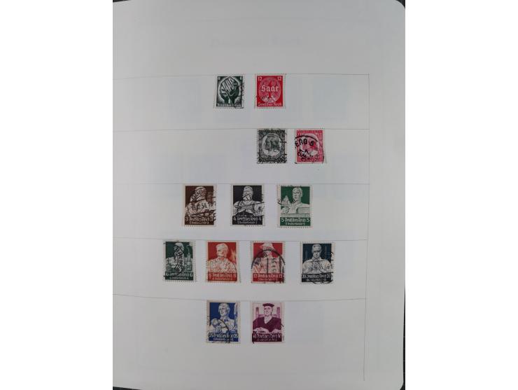 1872/1946, ungebrauchte/postfrische und gestempelte Sammlung ab Deutsches Reich mit besseren, ab 1933 viele postfrische Ausga