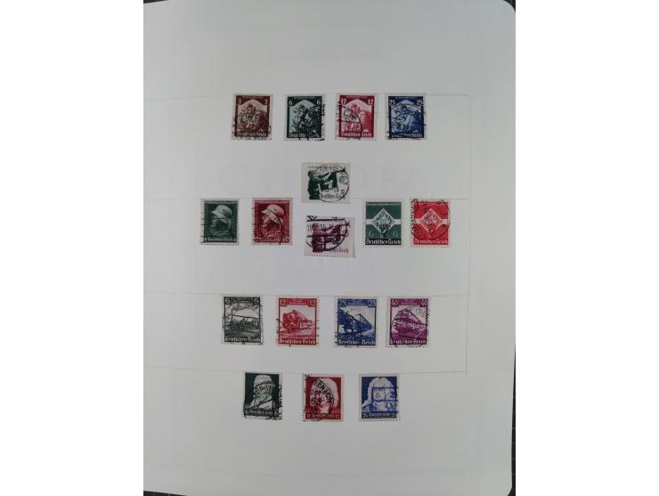 1872/1946, ungebrauchte/postfrische und gestempelte Sammlung ab Deutsches Reich mit besseren, ab 1933 viele postfrische Ausga