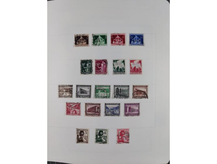 1872/1946, ungebrauchte/postfrische und gestempelte Sammlung ab Deutsches Reich mit besseren, ab 1933 viele postfrische Ausga