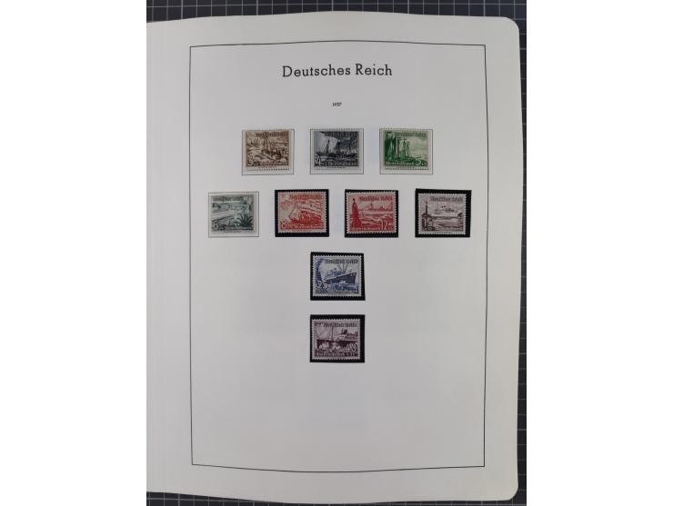 1872/1946, ungebrauchte/postfrische und gestempelte Sammlung ab Deutsches Reich mit besseren, ab 1933 viele postfrische Ausga
