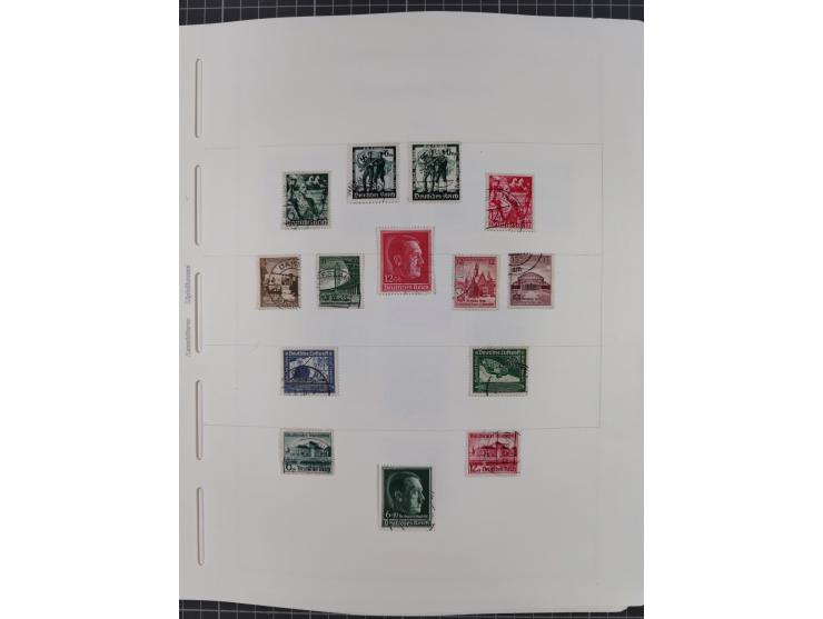 1872/1946, ungebrauchte/postfrische und gestempelte Sammlung ab Deutsches Reich mit besseren, ab 1933 viele postfrische Ausga