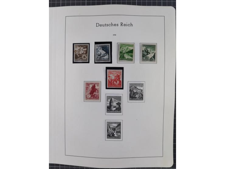 1872/1946, ungebrauchte/postfrische und gestempelte Sammlung ab Deutsches Reich mit besseren, ab 1933 viele postfrische Ausga