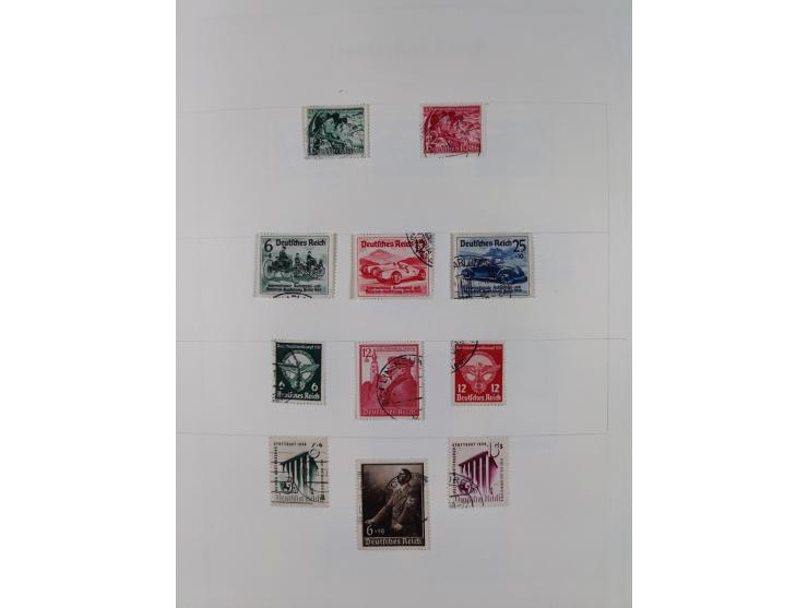 1872/1946, ungebrauchte/postfrische und gestempelte Sammlung ab Deutsches Reich mit besseren, ab 1933 viele postfrische Ausga