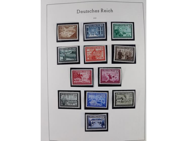 1872/1946, ungebrauchte/postfrische und gestempelte Sammlung ab Deutsches Reich mit besseren, ab 1933 viele postfrische Ausga