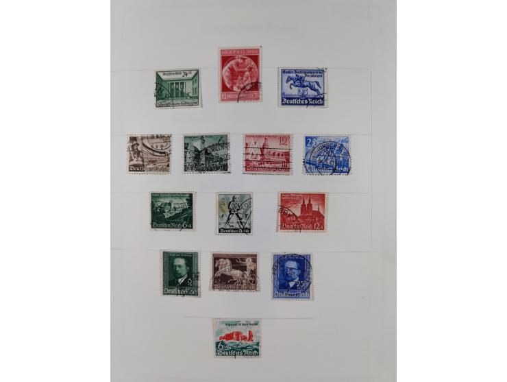 1872/1946, ungebrauchte/postfrische und gestempelte Sammlung ab Deutsches Reich mit besseren, ab 1933 viele postfrische Ausga