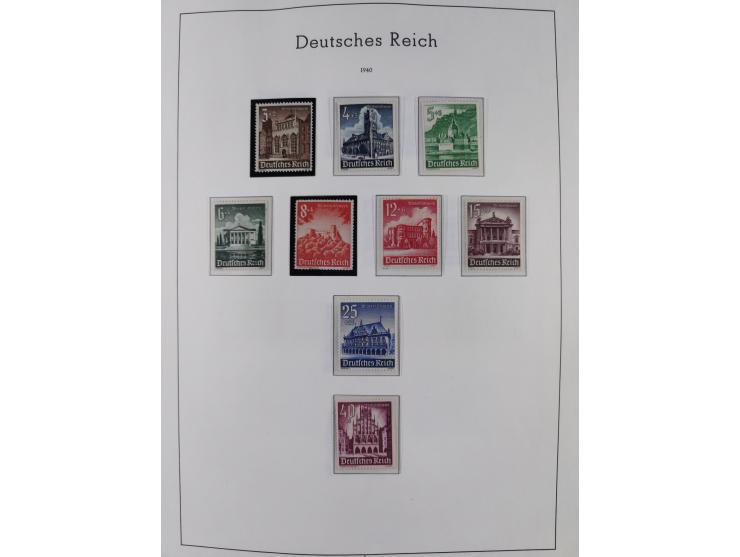1872/1946, ungebrauchte/postfrische und gestempelte Sammlung ab Deutsches Reich mit besseren, ab 1933 viele postfrische Ausga