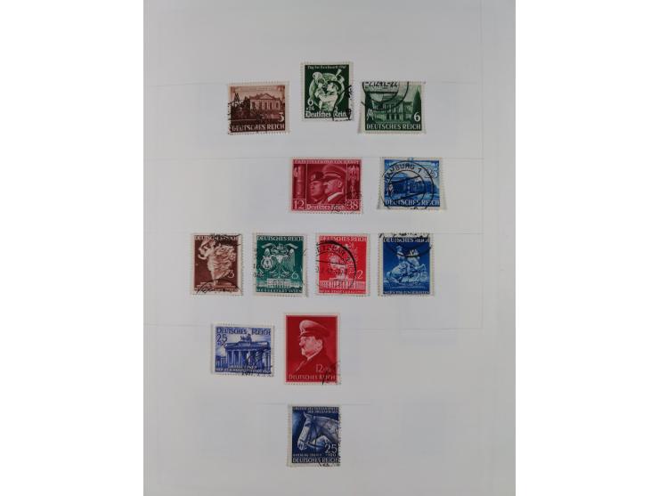 1872/1946, ungebrauchte/postfrische und gestempelte Sammlung ab Deutsches Reich mit besseren, ab 1933 viele postfrische Ausga