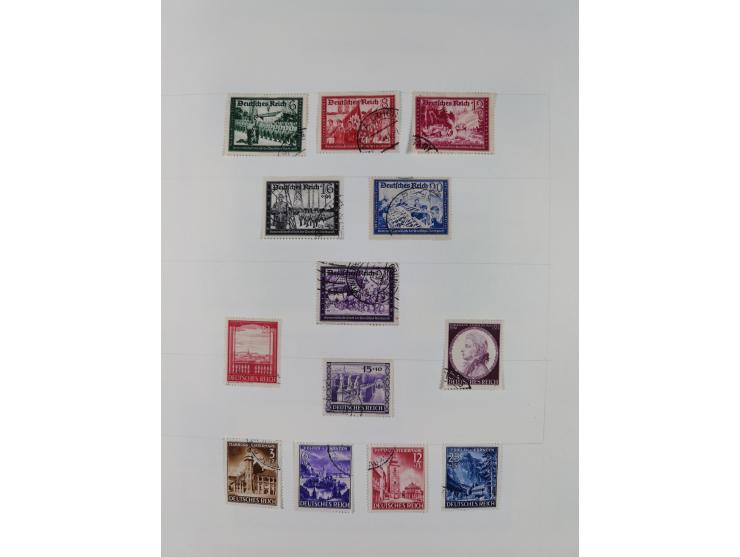 1872/1946, ungebrauchte/postfrische und gestempelte Sammlung ab Deutsches Reich mit besseren, ab 1933 viele postfrische Ausga