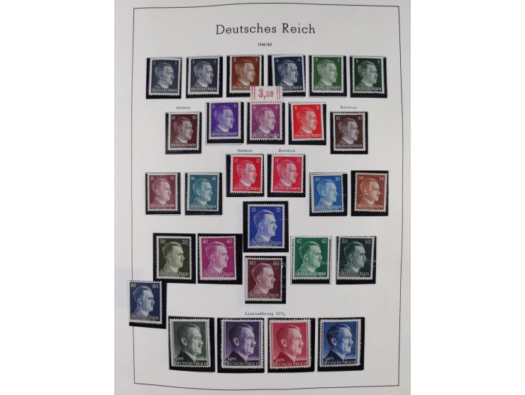 1872/1946, ungebrauchte/postfrische und gestempelte Sammlung ab Deutsches Reich mit besseren, ab 1933 viele postfrische Ausga