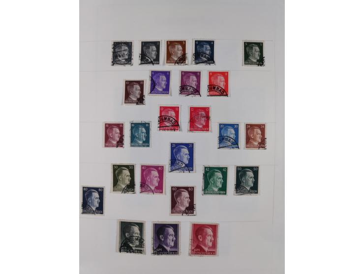 1872/1946, ungebrauchte/postfrische und gestempelte Sammlung ab Deutsches Reich mit besseren, ab 1933 viele postfrische Ausga