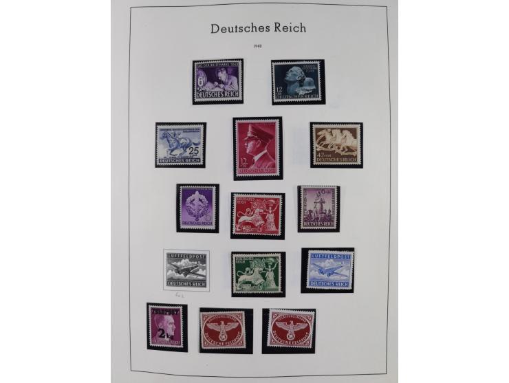 1872/1946, ungebrauchte/postfrische und gestempelte Sammlung ab Deutsches Reich mit besseren, ab 1933 viele postfrische Ausga