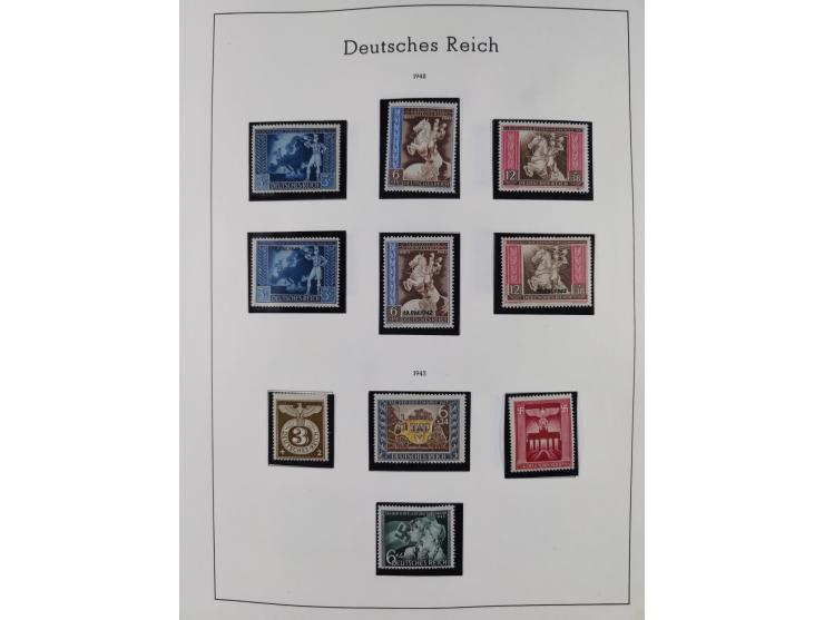 1872/1946, ungebrauchte/postfrische und gestempelte Sammlung ab Deutsches Reich mit besseren, ab 1933 viele postfrische Ausga