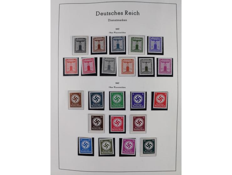 1872/1946, ungebrauchte/postfrische und gestempelte Sammlung ab Deutsches Reich mit besseren, ab 1933 viele postfrische Ausga