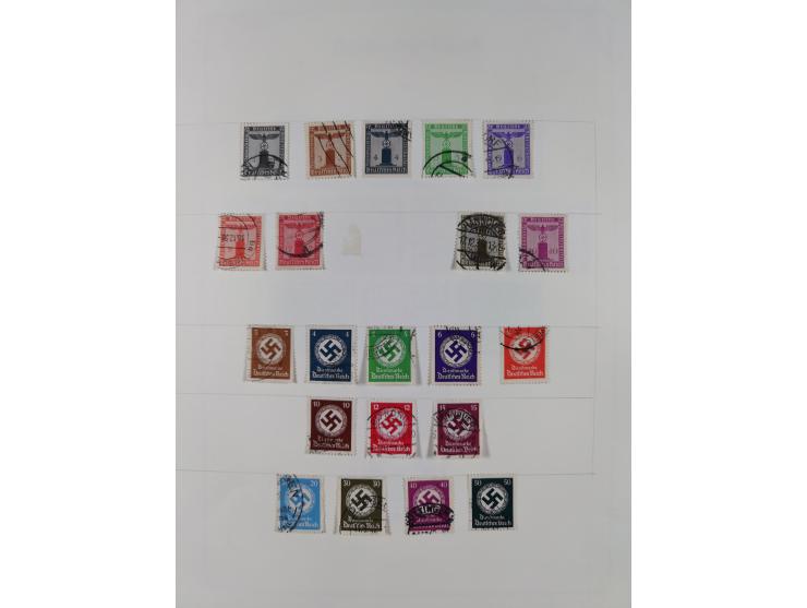 1872/1946, ungebrauchte/postfrische und gestempelte Sammlung ab Deutsches Reich mit besseren, ab 1933 viele postfrische Ausga