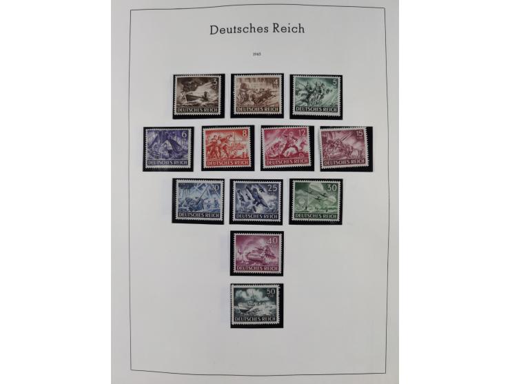 1872/1946, ungebrauchte/postfrische und gestempelte Sammlung ab Deutsches Reich mit besseren, ab 1933 viele postfrische Ausga