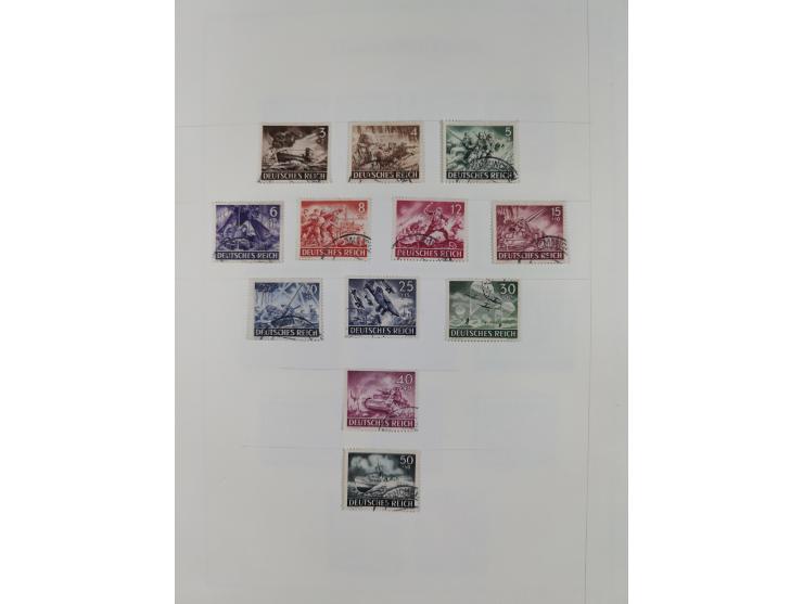 1872/1946, ungebrauchte/postfrische und gestempelte Sammlung ab Deutsches Reich mit besseren, ab 1933 viele postfrische Ausga