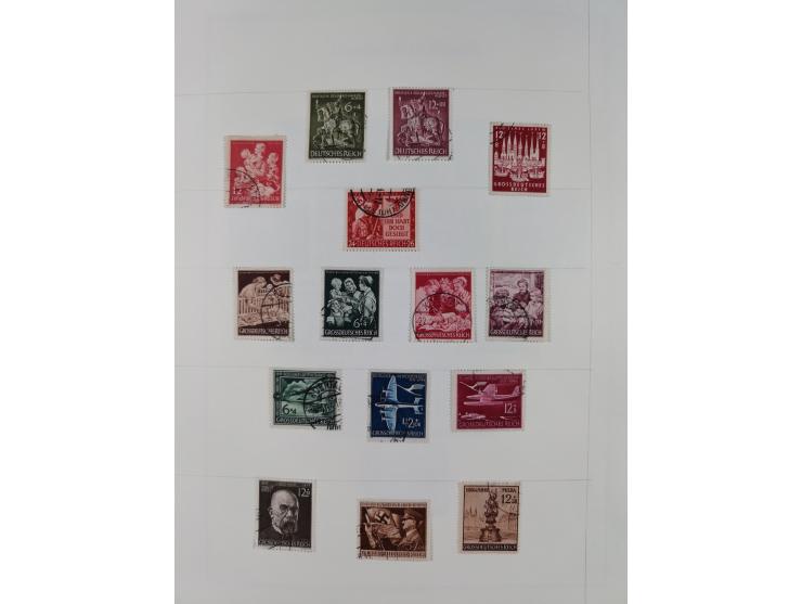 1872/1946, ungebrauchte/postfrische und gestempelte Sammlung ab Deutsches Reich mit besseren, ab 1933 viele postfrische Ausga