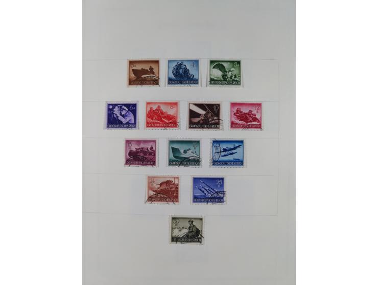 1872/1946, ungebrauchte/postfrische und gestempelte Sammlung ab Deutsches Reich mit besseren, ab 1933 viele postfrische Ausga